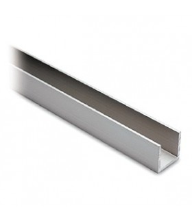 Profil aluminium 15 x 15 x 15 mm anodisé argent mat Profil aluminium 15 x 15 x 15 mm anodisé argent mat