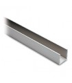 Profil aluminium 20 x 20 x 20 mm anodisé argent mat