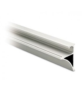 Profil aluminium support tablette chromé brillant Profil aluminium support tablette chromé brillant