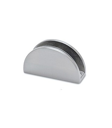 Support demi rond pour étagère en verre