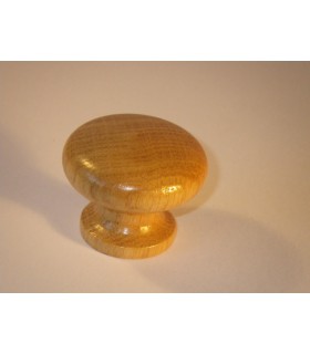 Bouton bois chêne vernis tansparent Bouton bois chêne vernis tansparent