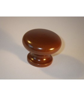 Bouton bois Hêtre vernis noyer Bouton bois Hêtre vernis noyer