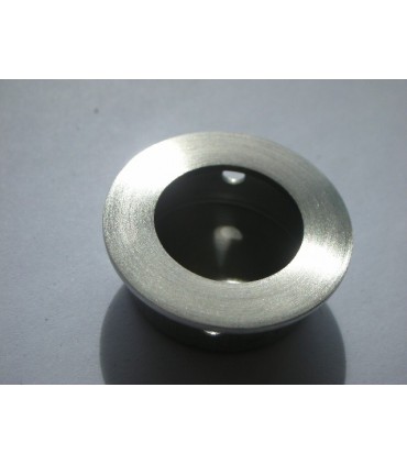 Poignée cuvette inox ronde