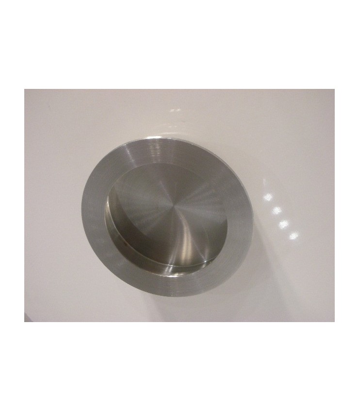 Poignée cuvette inox ronde - Poignées cuvettes pour meuble et couli...