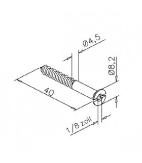Kit de fixation pour miroir percé