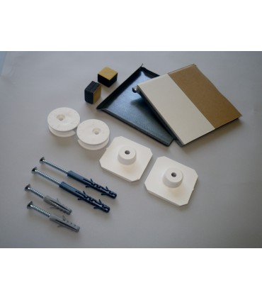 Fixation invisible pour miroir