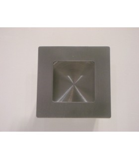 Poignée cuvette inox 50 x 50