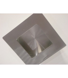 Poignée cuvette inox 70 x 70