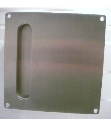 Poignée cuvette inox 180 x 180