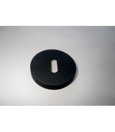 Rosace entrée de clé L Téflon noir Ø 50 mm