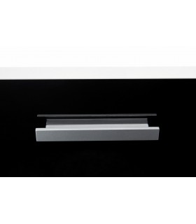 Poignée baton série Table argent mat