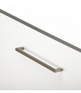 Poignée baton série U nickel satiné Poignée baton série U nickel satiné