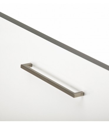 Poignée baton série U nickel satiné