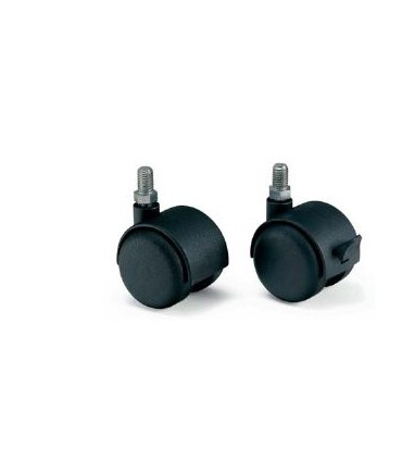 Roulette nylon noir Ø 50 mm