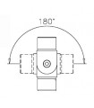 Support orientable pour tube Ø 38 mm technique