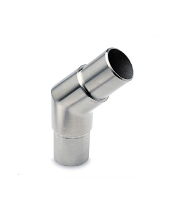 Raccord 45° effet inox brossé