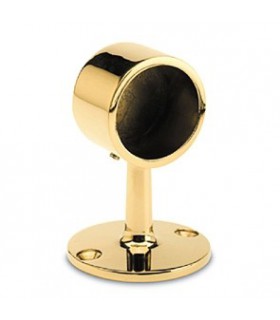 Support plat borgne laiton poli