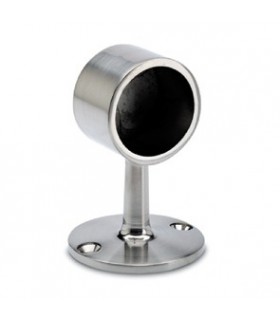 Support plat borgne inox brossé 