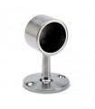 Support plat borgne inox brossé 