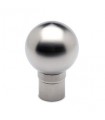 Embout sphérique inox brossé