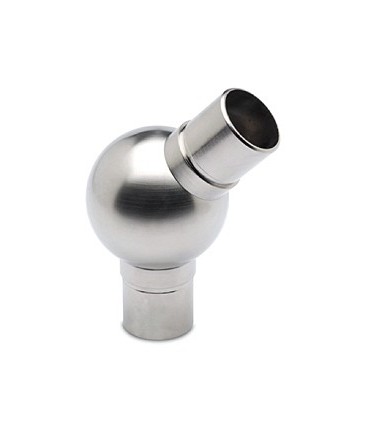 Raccord rond 45° pour tube Ø 38 mm