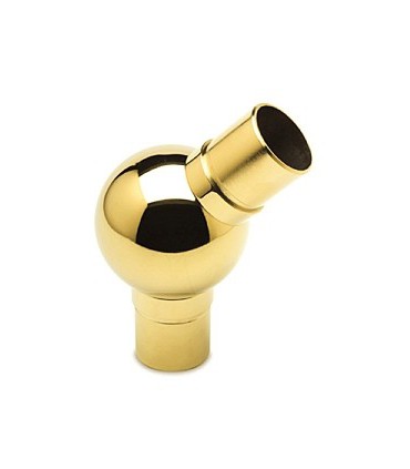 Raccord rond 45° pour tube Ø 38 mm