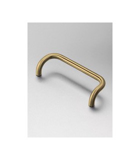 Poignée monobloc Ø 30 mm série S laiton poli brillant