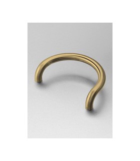 Poignée monobloc Ø 30 mm série R laiton poli brillant