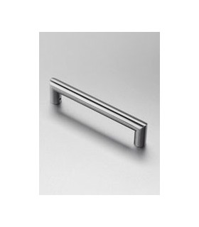 Poignée tubulaire angulaire ronde inox brossé