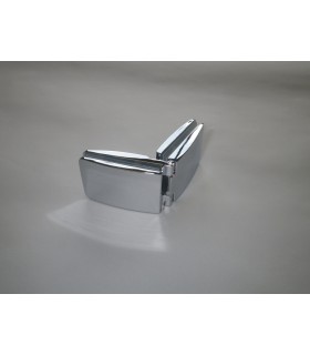 Charnière verre / verre 180° chromé brillant Charnière verre / verre 180° chromé brillant