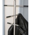 Porte manteaux inox brossé