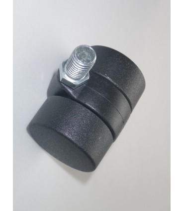 Roulette nylon noir Ø 36 mm