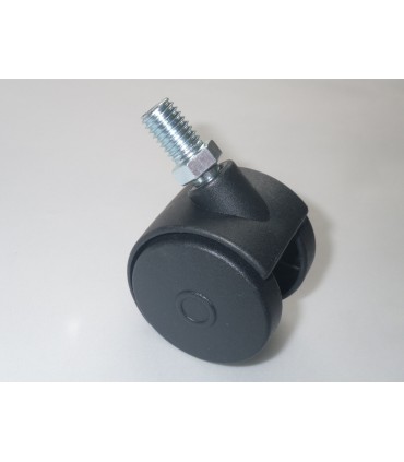 Roulette nylon noir Ø 40 mm