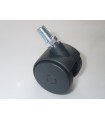 Roulette nylon noir diamètre 40 mm