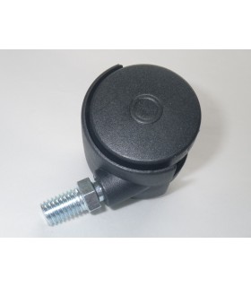 Roulette nylon noir Ø 40 mm Roulette nylon noir Ø 40 mm