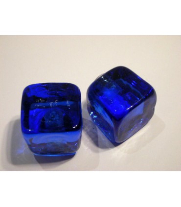 Poignée bouton glace bleu nuit