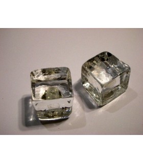 Poignée bouton glace transparent Poignée bouton glace transparent