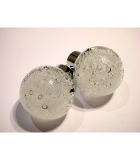 Poignée bouton bulle transparent Poignée bouton bulle transparent
