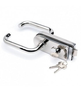 Serrure inox brillant avec cylindre Serrure inox brillant avec cylindre