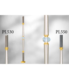 Poteaux sur embase carré  Poteaux sur embase carré