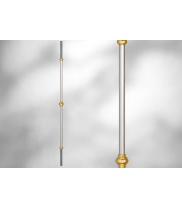 Balustre avec élément décoratif en Laiton