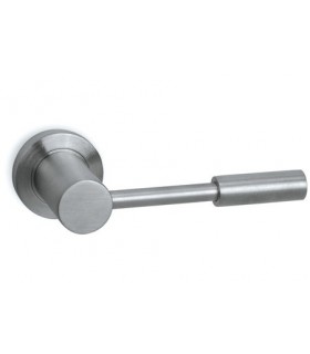 Poignée béquille série Circolo chromé satiné