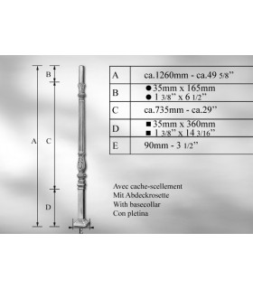 Poteaux en fonte Poteaux en fonte