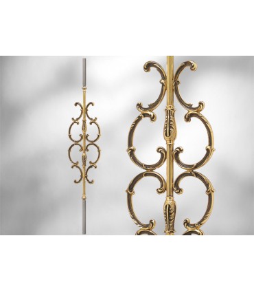 Balustres avec élément décoratif largeur 205 mm