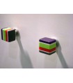 Bouton multicolor carré Bouton multicolor carré