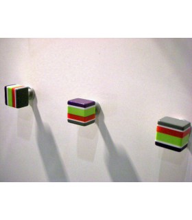 Bouton multicolor carré Bouton multicolor carré