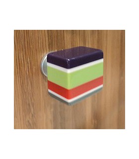 Bouton multicolor carré Bouton multicolor carré