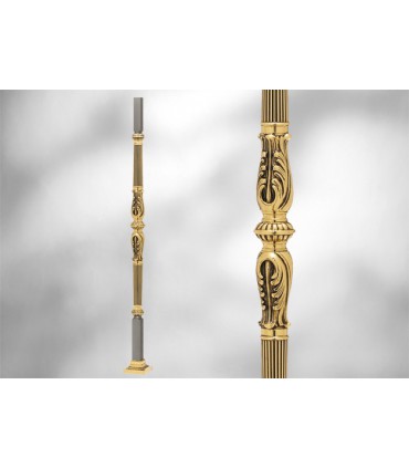 Poteaux avec moulure