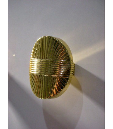 Poignée bouton Country doré