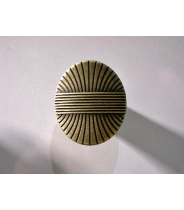 Poignée bouton Country bronze rustique
